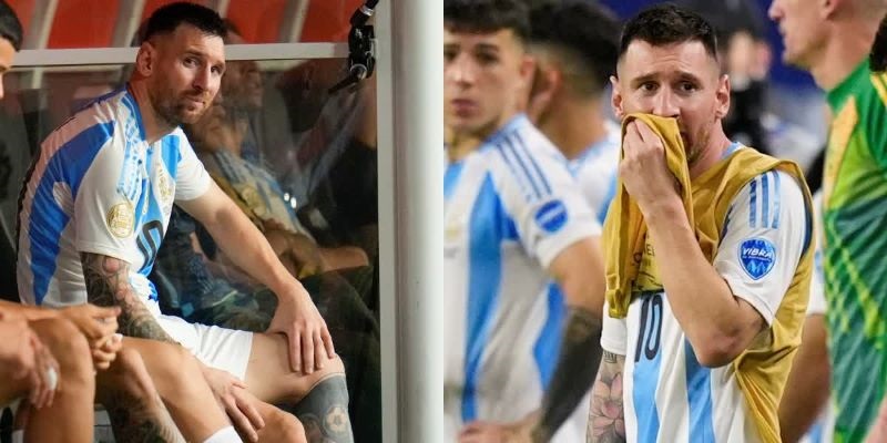 Ảnh Đẹp Copa America - Khoảnh Khắc Dành Trọn Cho Argentina 10 GOAT khóc khi bị thay ra ở phút 60